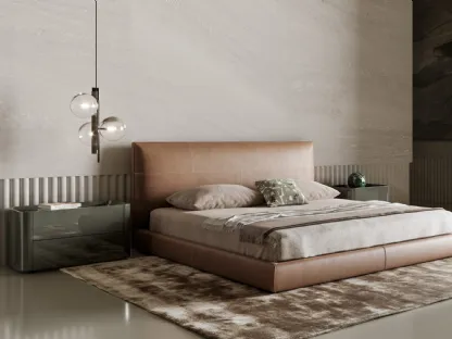 Arragan bedside table in glossy lacquered finish by Bonaldo