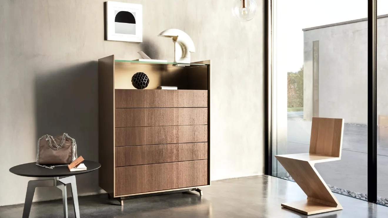 Cabaret Glass dresser by Sangiacomo