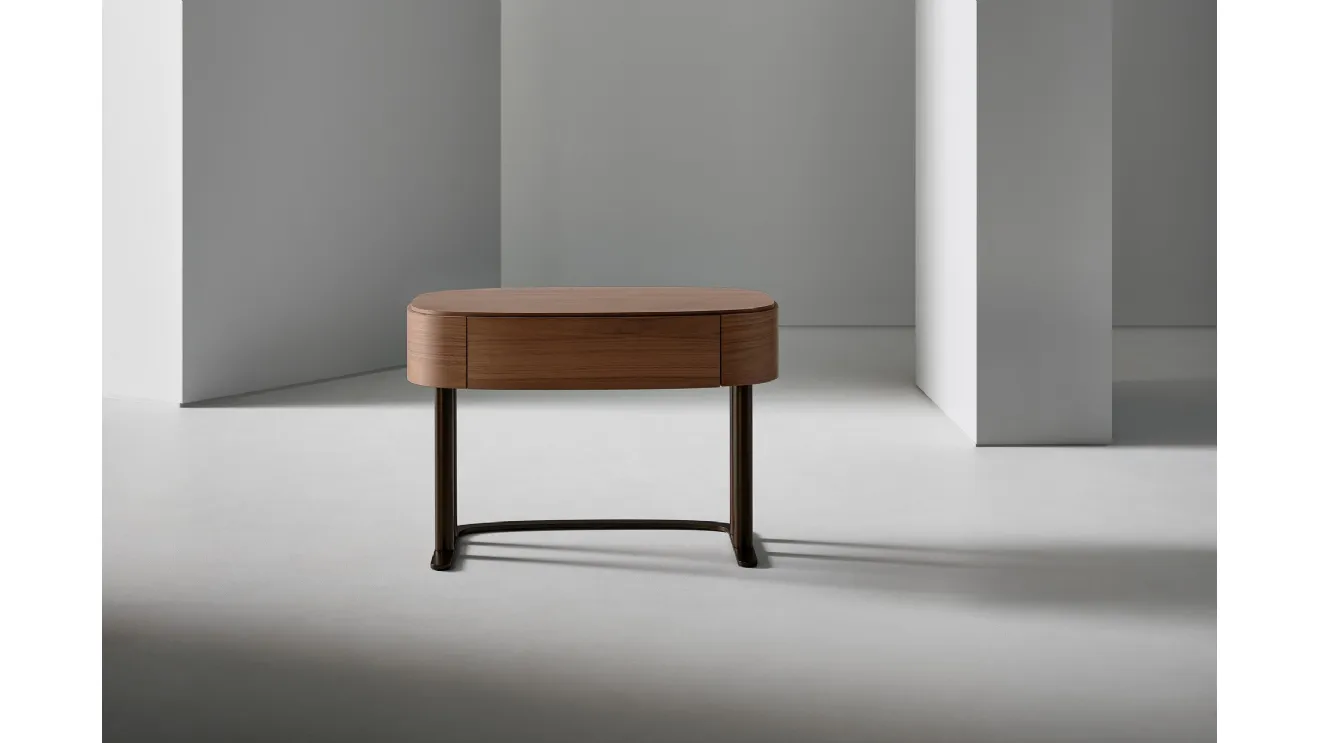 Isabey wooden bedside table by Bonaldo
