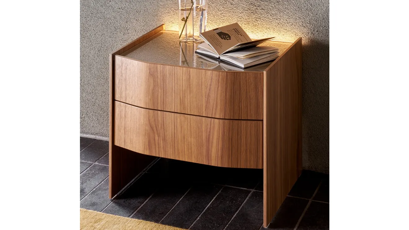 Sangiacomo's Virgola bedside table