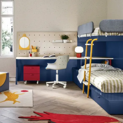 Bedroom with Dots bunk beds by Nidi.