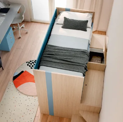 Bedroom with Lila bunk beds by Nidi.