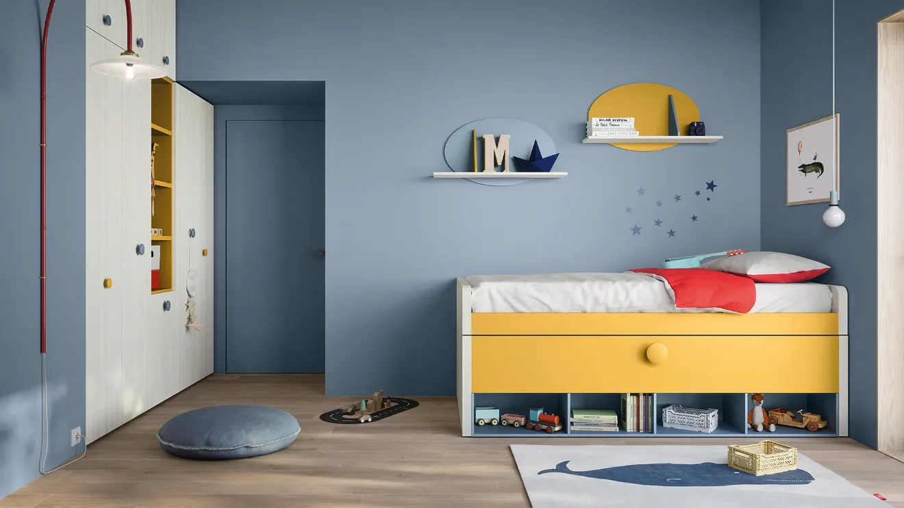 Space-saving Bedroom Pablo Bed by Nidi
