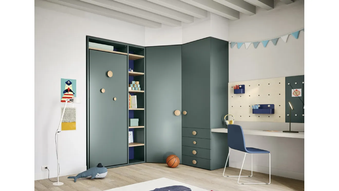 Twiddy Space-Saving Room with Nidi Murphy Bed.
