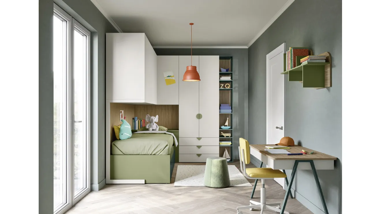 Loft Bedroom with Pull-Out Beds by Nidi