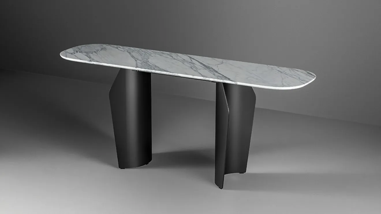 Mobile entrance Flame Console Marble by Bonaldo