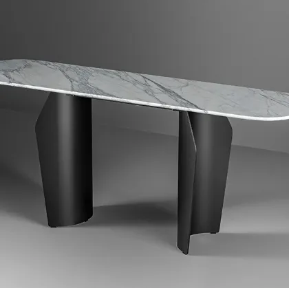 Mobile entrance Flame Console Marble by Bonaldo