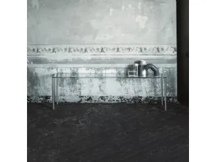 Metal and glass entrance mobile Italy.