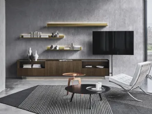 Wall Unit Cabaret Glass 03 by Sangiacomo