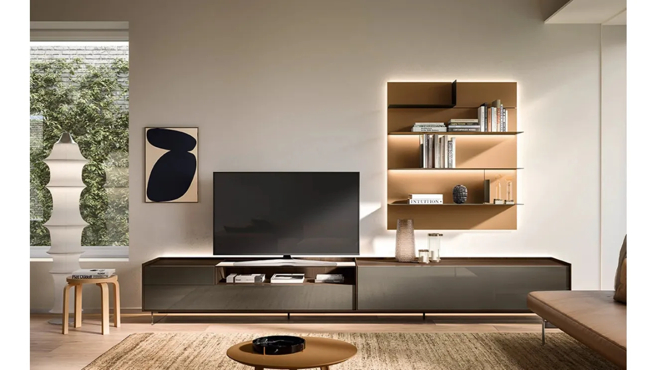Cabaret Glass 04 Wall Unit by Sangiacomo.