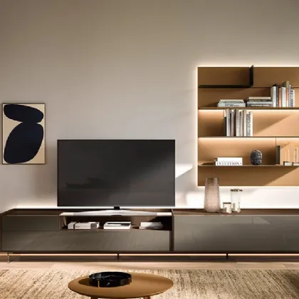 Cabaret Glass 04 Wall Unit by Sangiacomo.