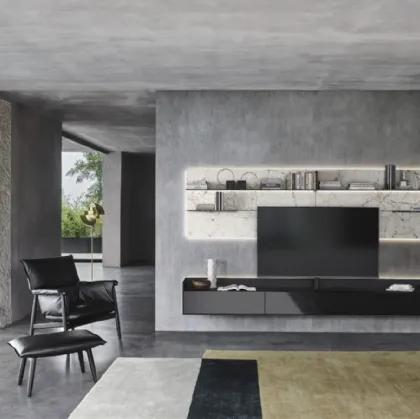 Wall Unit Cabaret One 01 by Sangiacomo