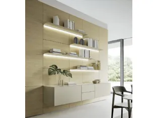Domino Boiserie 01 wall unit by Sangiacomo