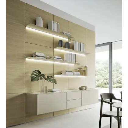 Domino Boiserie 01 wall unit by Sangiacomo