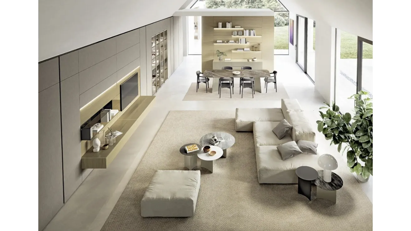 Domino Boiserie 02 wall unit by Sangiacomo.