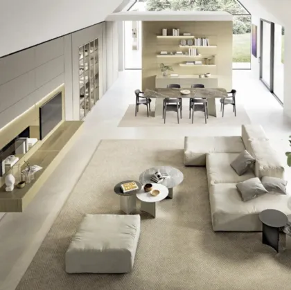 Domino Boiserie 02 wall unit by Sangiacomo.