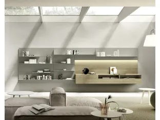 Domino Boiserie 03 wall unit by Sangiacomo