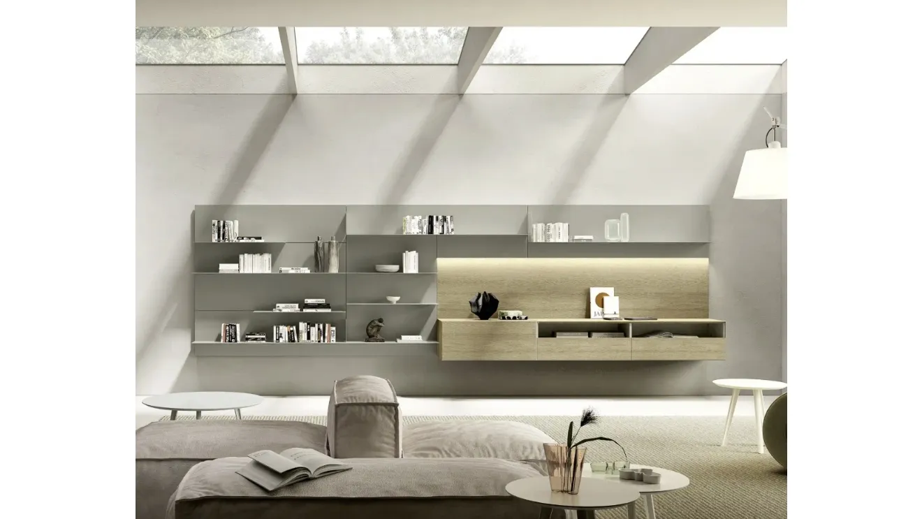 Domino Boiserie 03 wall unit by Sangiacomo