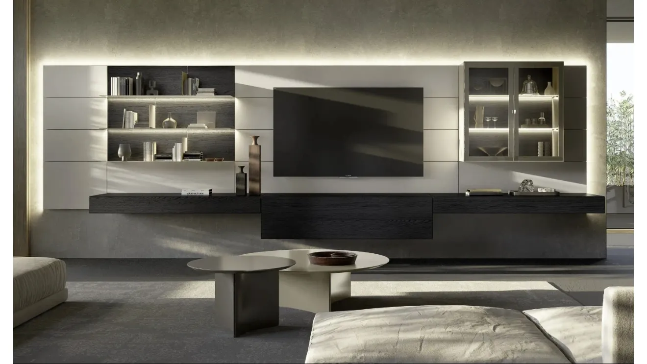 Wall Unit Domino Boiserie 04 by Sangiacomo