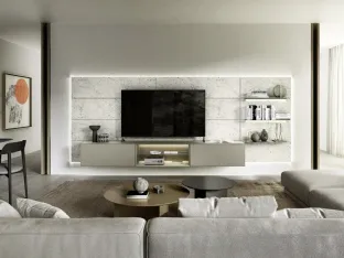 Wall Unit Domino Boiserie 05 by Sangiacomo