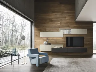 Lampo 019 wall unit by Sangiacomo.