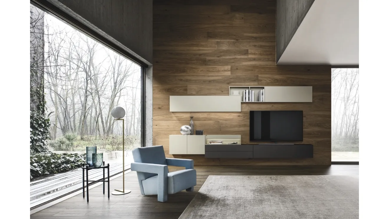 Lampo 019 wall unit by Sangiacomo.