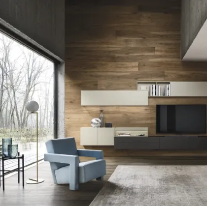 Lampo 019 wall unit by Sangiacomo.