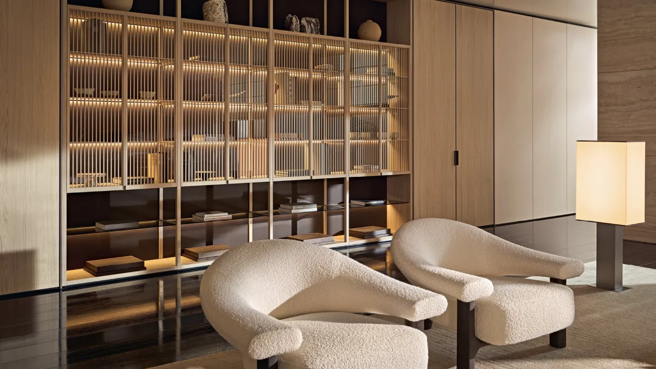 Poliform Wall System 02 Bookcase