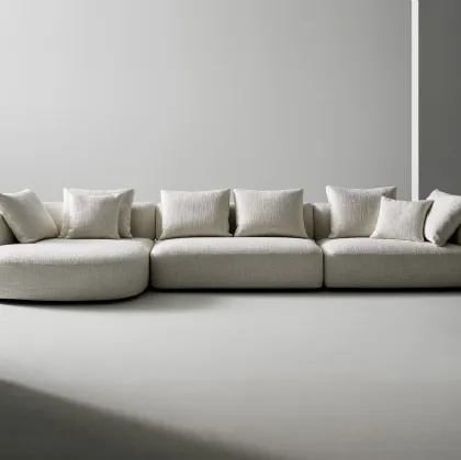 Aldebaran sofa with chaise by Bonaldo