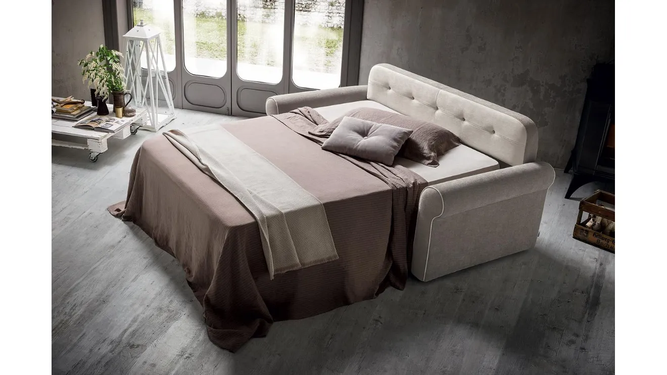 Bernie sofa bed in Felis fabric.