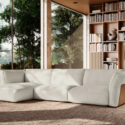 Sofa with peninsula Cocoon by Felis