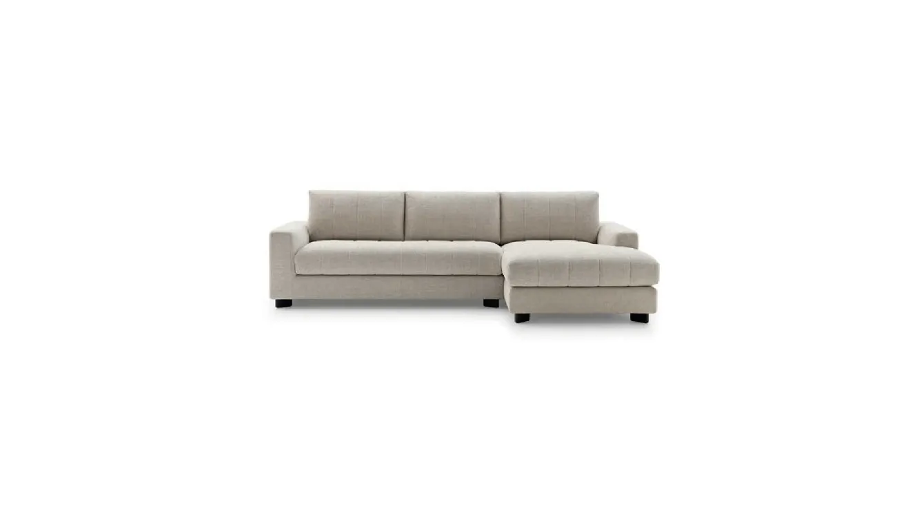 Fabric sofa with peninsula Luvon by Ditre Italia.