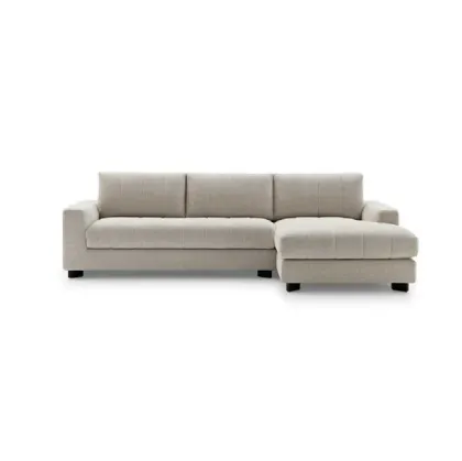 Fabric sofa with peninsula Luvon by Ditre Italia.