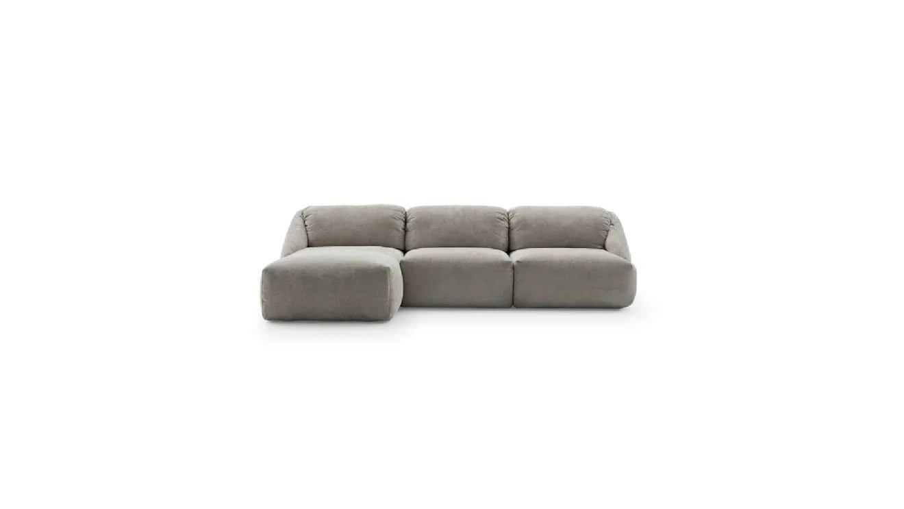 Fabric sofa with peninsula Mellville by Ditre Italia