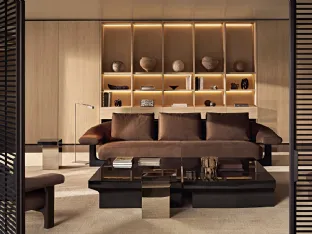Owen linear sofa by Poliform