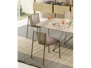 Archimede Nautical Rope Chair by Riflessi