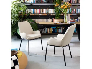 Upholstered Flair chair by Connubia