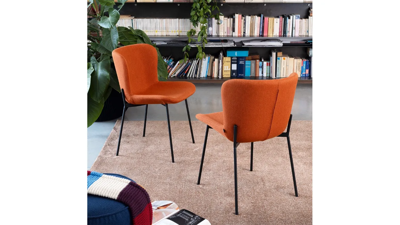 Upholstered Chair in the Connubia Shape