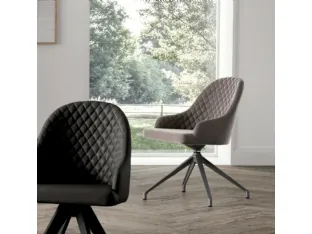 Swivel chair Gilda by Ozzio