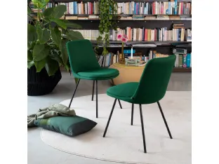 Upholstered Fabric Chair Hedra by Connubia