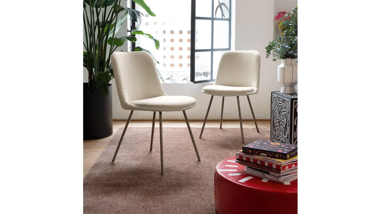 Upholstered Fabric Chair Hedra by Connubia