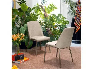Juna fabric chair by Connubia