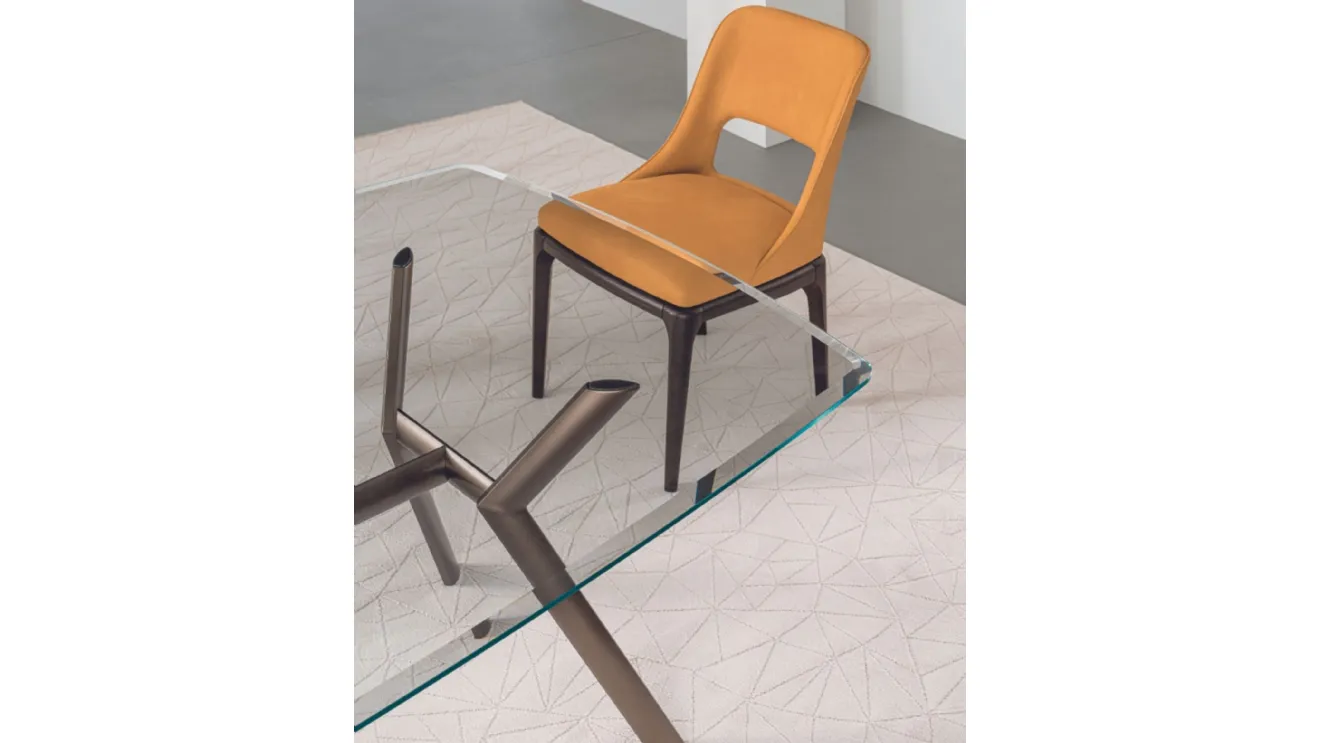 Maia chair in econabuk by Riflessi