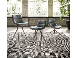 Padded stool Milo by Ozzio