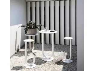 Metal lacquered Strong stool by Desalto.