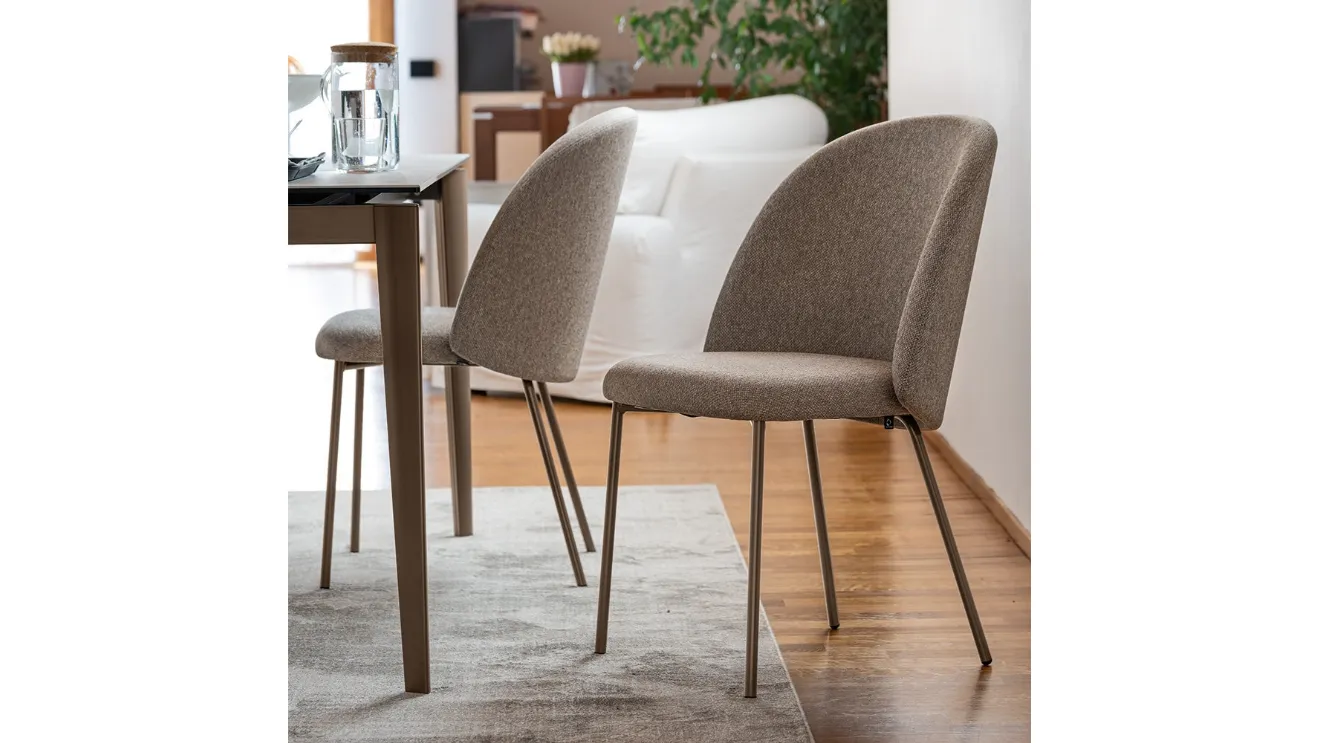 Tuka Mid Upholstered Chair by Connubia