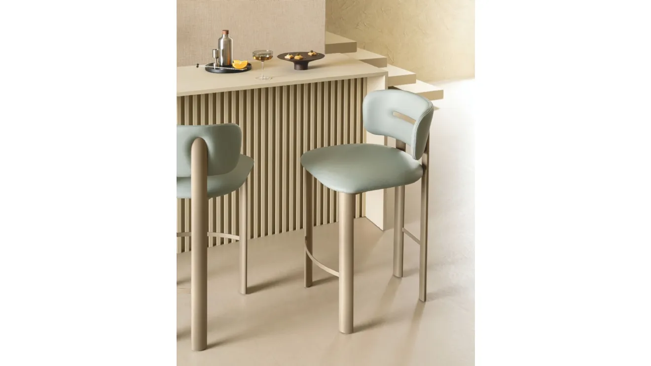 Riflessi Velvet Stool