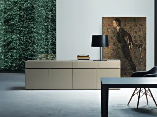 Madia Cidori 01 in glossy and matte lacquered Jute by Sangiacomo