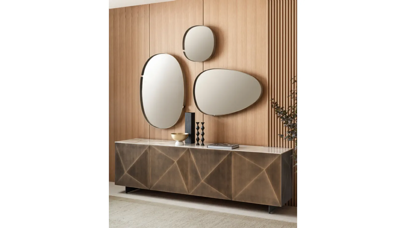 Cubric metal sideboard by Riflessi.