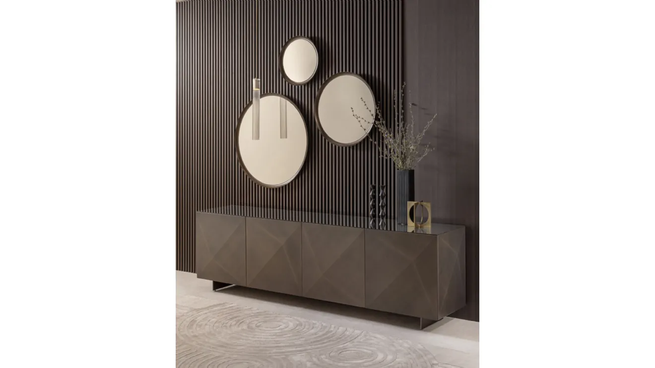 Riflessi metal sideboard Cubric